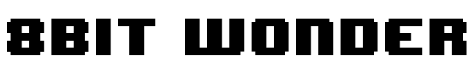 8BIT WONDER Font Image