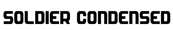 Soldier Condensed Font Image