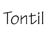 Tontil Font Image