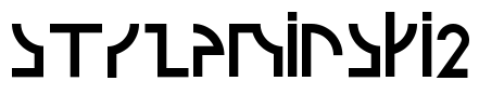 Strzeminski2 Font Image