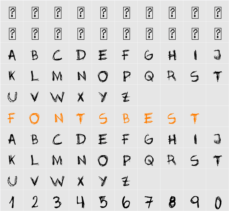 jopea302 Character Map