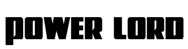 Power Lord Font Image