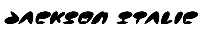 Jackson Italic Font Image