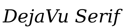 DejaVu Serif