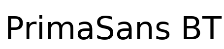 PrimaSans BT Font Image