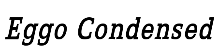Eggo Condensed Font Image