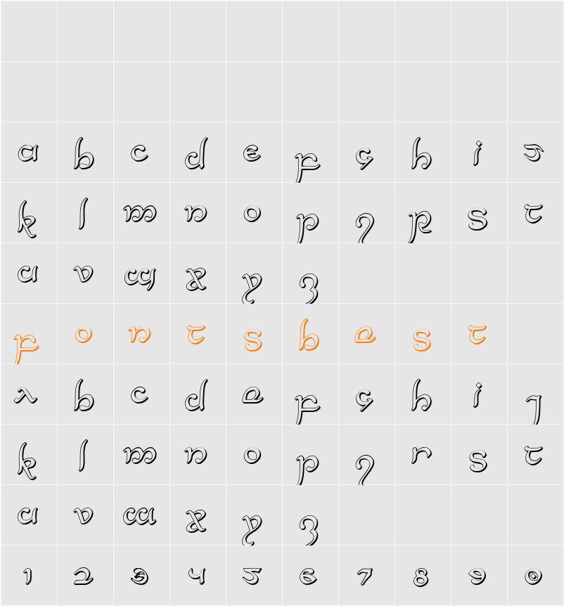 Half-Elven 3D Character Map