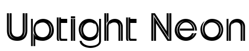 Uptight Neon Font Image