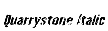 Quarrystone Italic