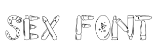 SEX FONT Font Image