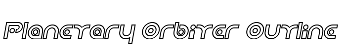 Planetary Orbiter Outline