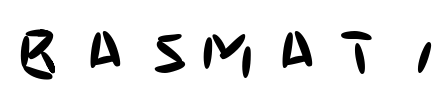 basmati Font Image