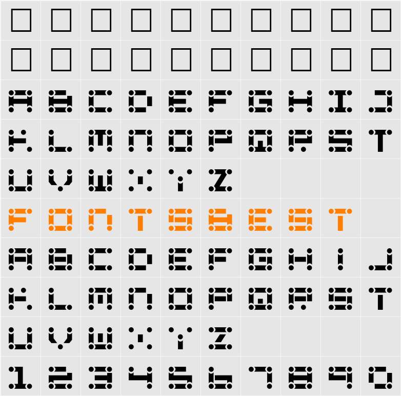 Lincoln Chain Character Map