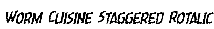 Worm Cuisine Staggered Rotalic