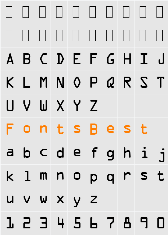 Optical A Character Map