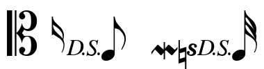 Clef Notes Font Image