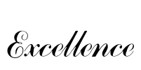 Excellence Font Image