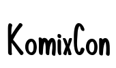 KomixCon Font Image