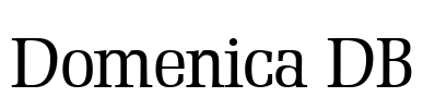 Domenica DB Font Image