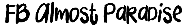 FB Almost Paradise Font Image