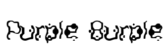 Purple Burple Font Image