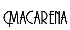 Macarena Font Image