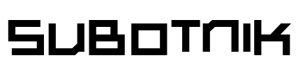 Subotnik Font Image