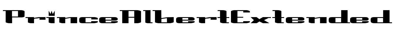 PrinceAlbertExtended Font Image