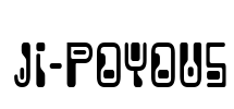 JI-Poyous Font Image