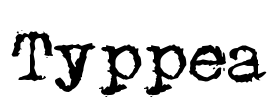 Typpea Font Image