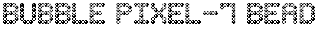 Bubble Pixel-7 Bead