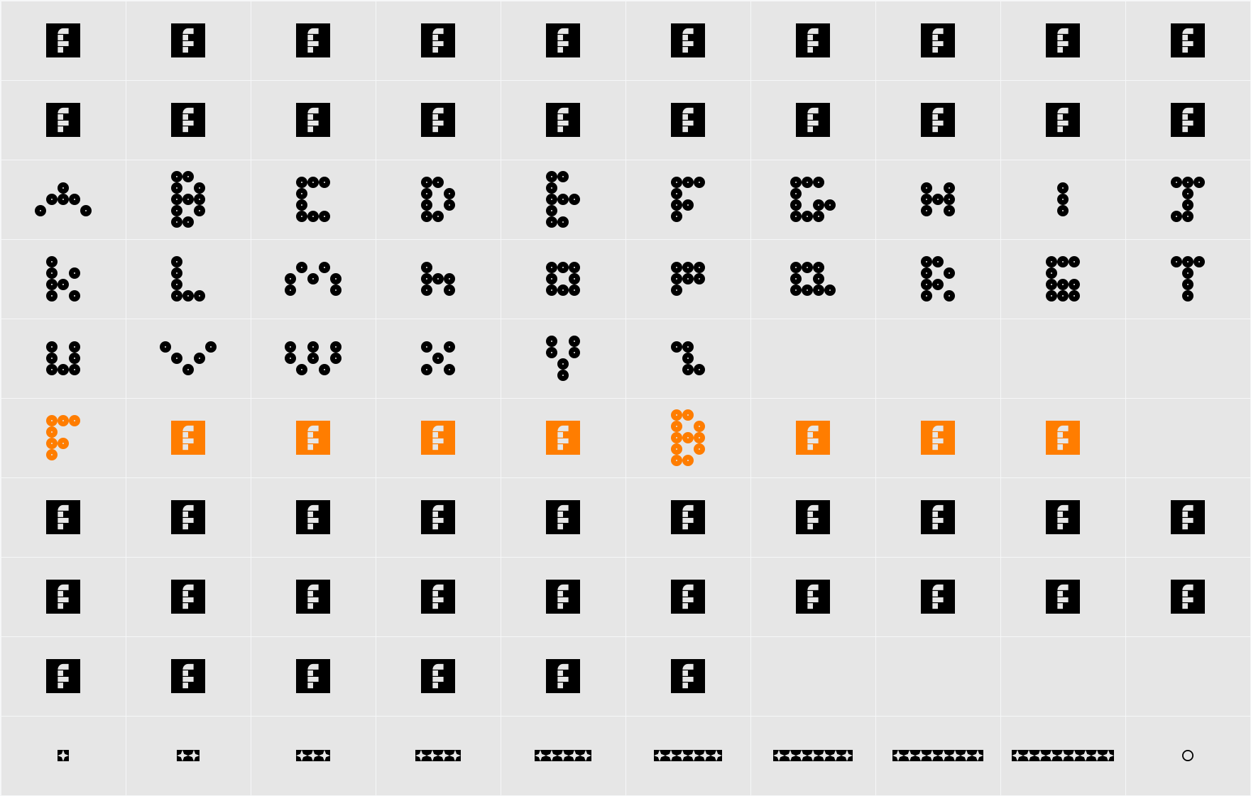 Fox Like Character Map