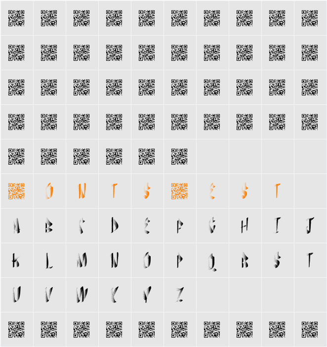 flaunts Character Map