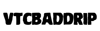 VTCBadDrip Font Image