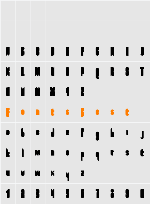 full font Character Map