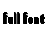 full font Font Image