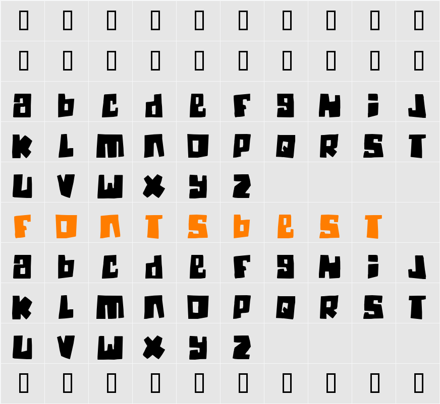 Guinea pigs Character Map