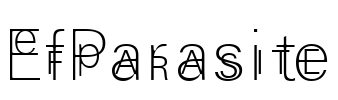 EfParasite Font Image