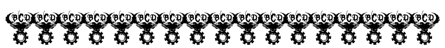 TEK HED AGGRESIVE Font Image