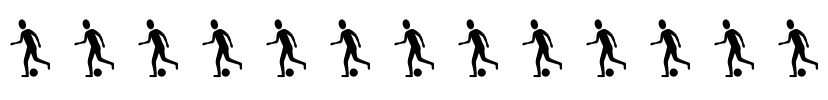 SportsFigures Font Image