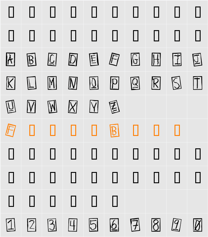 Human Brown Eye Character Map