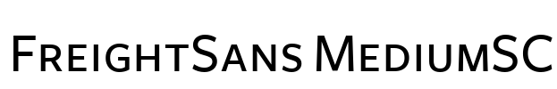 FreightSans MediumSC