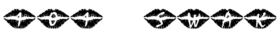 101! SWAK Font Image