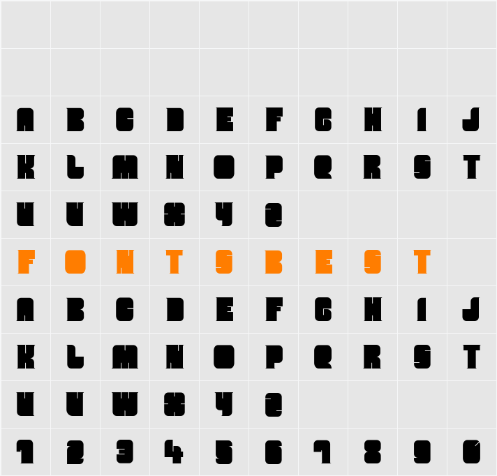 Peep Character Map
