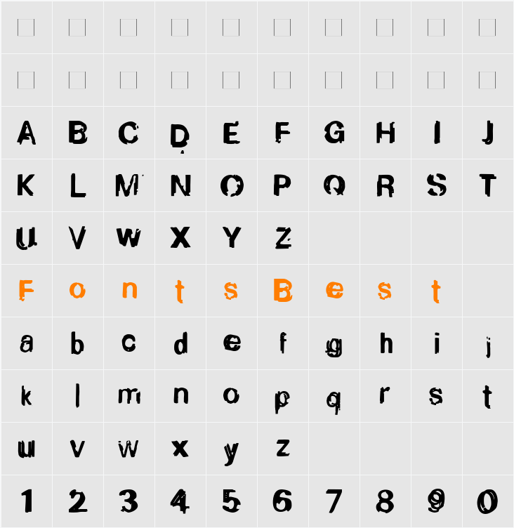 Boggle Character Map