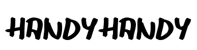 HANDYHANDY Font Image