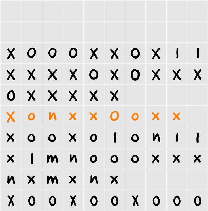 Oxmox Character Map