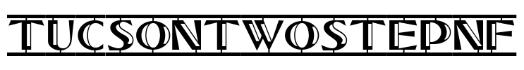 TucsonTwoStepNF Font Image