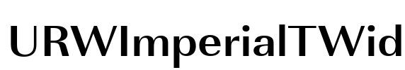 URWImperialTWid Font Image