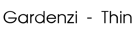 Gardenzi - Thin